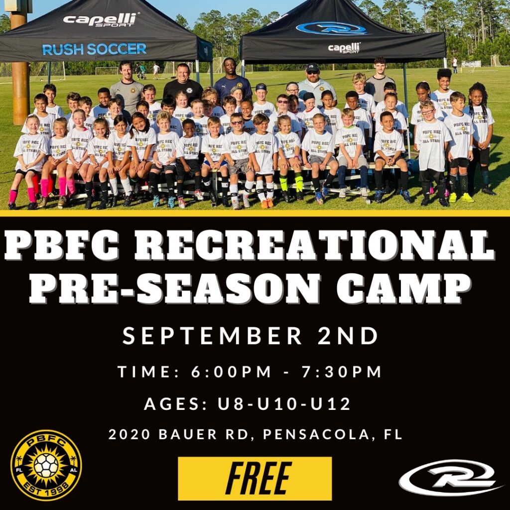 PBFC Recreational Pre-season Camp